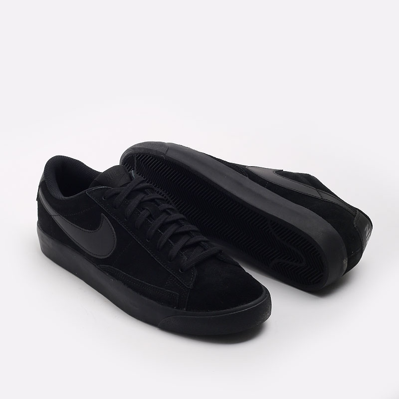 мужские черные кроссовки Nike Blazer Low Le AQ3597-001 - цена, описание, фото 3